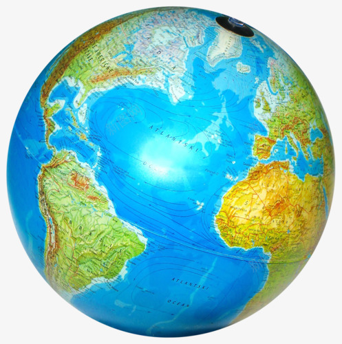 卡通手绘地球仪png免抠素材_新图网 https://ixintu.com 卡通地球仪 地图 地球仪 地理