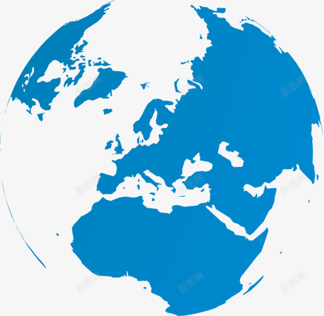 蓝色的球体png免抠素材_新图网 https://ixintu.com png图形 地球 球体 蓝色 装饰