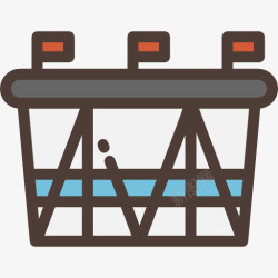 体育场的舞台体育场图标高清图片