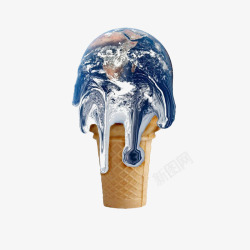 地球冰淇淋冰淇淋高清图片
