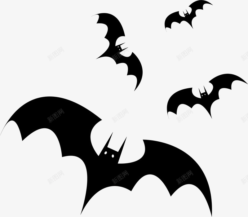 可爱黑色蝙蝠png免抠素材_新图网 https://ixintu.com 可爱蝙蝠 小清新 飞翔 黑色翅膀 黑色蝙蝠