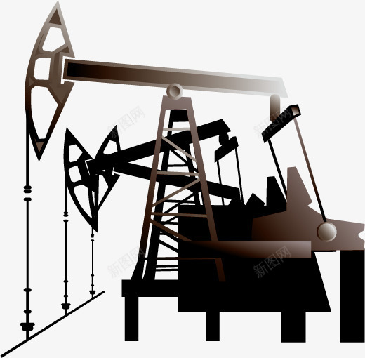 石油开采png免抠素材_新图网 https://ixintu.com 抽油机 机械 油田 石油 石油开采 能源