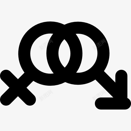男性和女性的标志会图标png_新图网 https://ixintu.com 两 夫妻 女 性别 标志 爱在空气中 男 符号 联盟