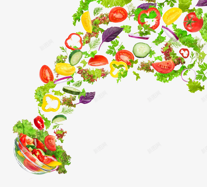 美食蔬菜沙拉png免抠素材_新图网 https://ixintu.com 免扣 减肥餐 沙拉 美食 蔬菜