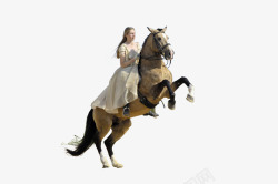 女性骑马造型素材