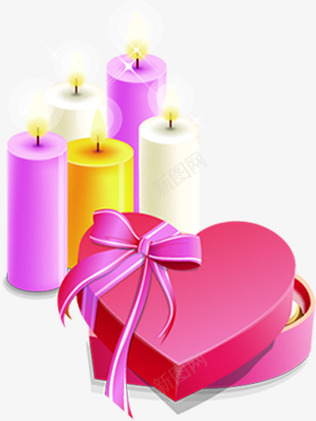 紫色白色蜡烛粉色礼品盒png免抠素材_新图网 https://ixintu.com 白色 礼品盒 粉色 紫色 蜡烛