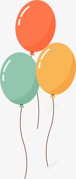 糖果色漂浮糖果色温馨漂浮气球高清图片