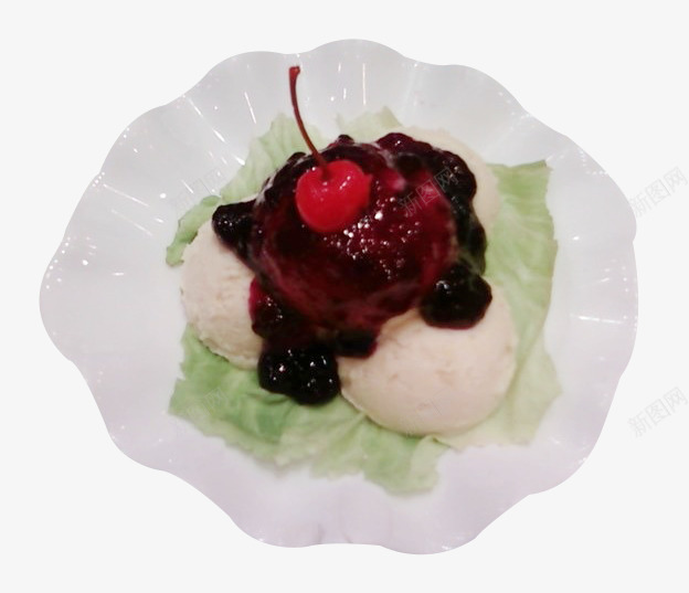 蓝莓土豆泥png免抠素材_新图网 https://ixintu.com 土豆泥 樱桃 水果 美味 营养 蓝莓 装饰