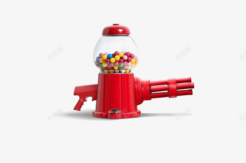 红色儿童发射糖果机png免抠素材_新图网 https://ixintu.com 产品实物 儿童 发射 玩具 糖果 红色