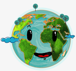 海报地球日小清新创意4月22日世界地球日高清图片