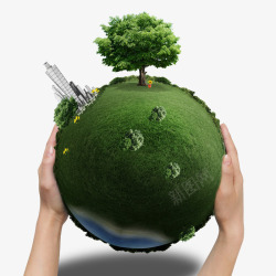 绿色地球绿化环境素材