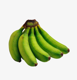 没熟的香蕉素材