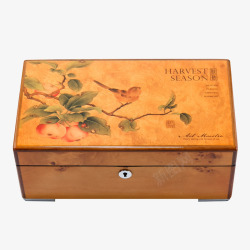 收纳盒首钢琴烤漆实木质手表盒高清图片