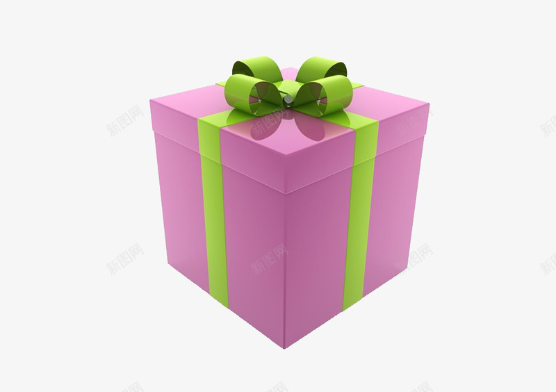 粉红色的礼品盒子png免抠素材_新图网 https://ixintu.com 卡通手绘 奖箱 盒子 礼品 礼物 箱子 获奖