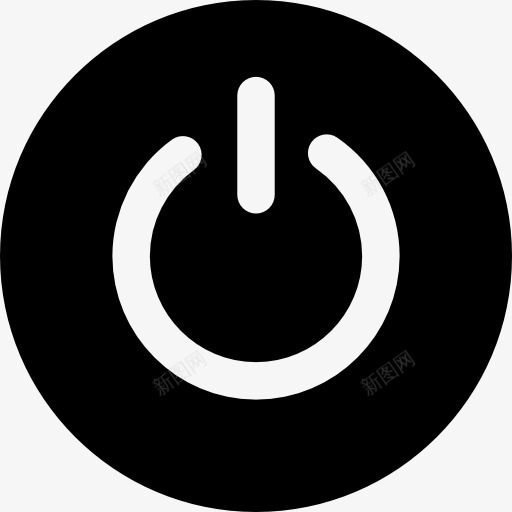 电源按钮图标png_新图网 https://ixintu.com 启动按钮 多媒体 多媒体选项 接口 接通电源 用户界面 电工电气 电源 电源按钮 能源