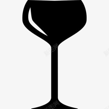 玻璃红酒杯图标图标