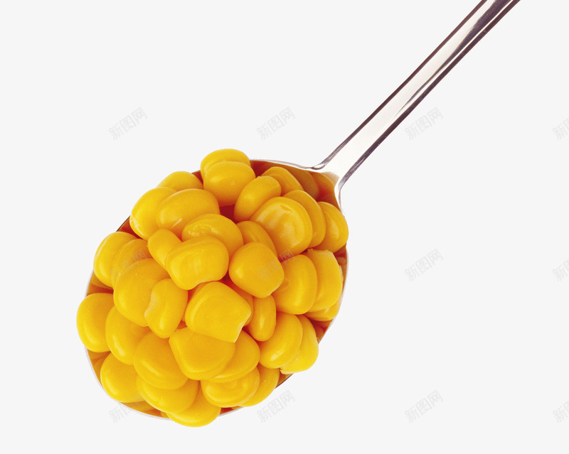 一勺玉米png免抠素材_新图网 https://ixintu.com 一勺玉米 勺子 实物 新鲜 玉米 玉米沙拉 甜点 食物