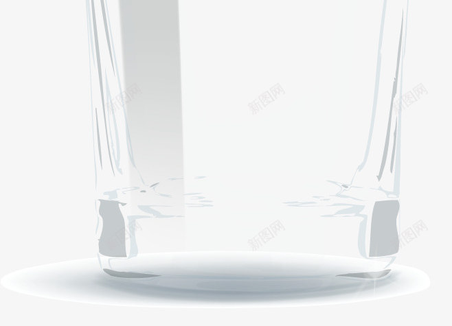 玻璃水杯1png免抠素材_新图网 https://ixintu.com 水杯 玻璃杯 用品 矢量杯