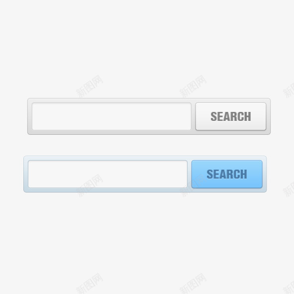 简约网站搜索框psd免抠素材_新图网 https://ixintu.com 搜索框 简约 网站 蓝色按钮