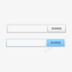 按钮搜索框简约网站搜索框高清图片