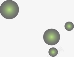 绿色光效圆球装饰png免抠素材_新图网 https://ixintu.com 圆球 色光 装饰