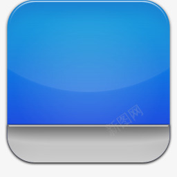 蓝色的水晶按钮图标png_新图网 https://ixintu.com 按钮
