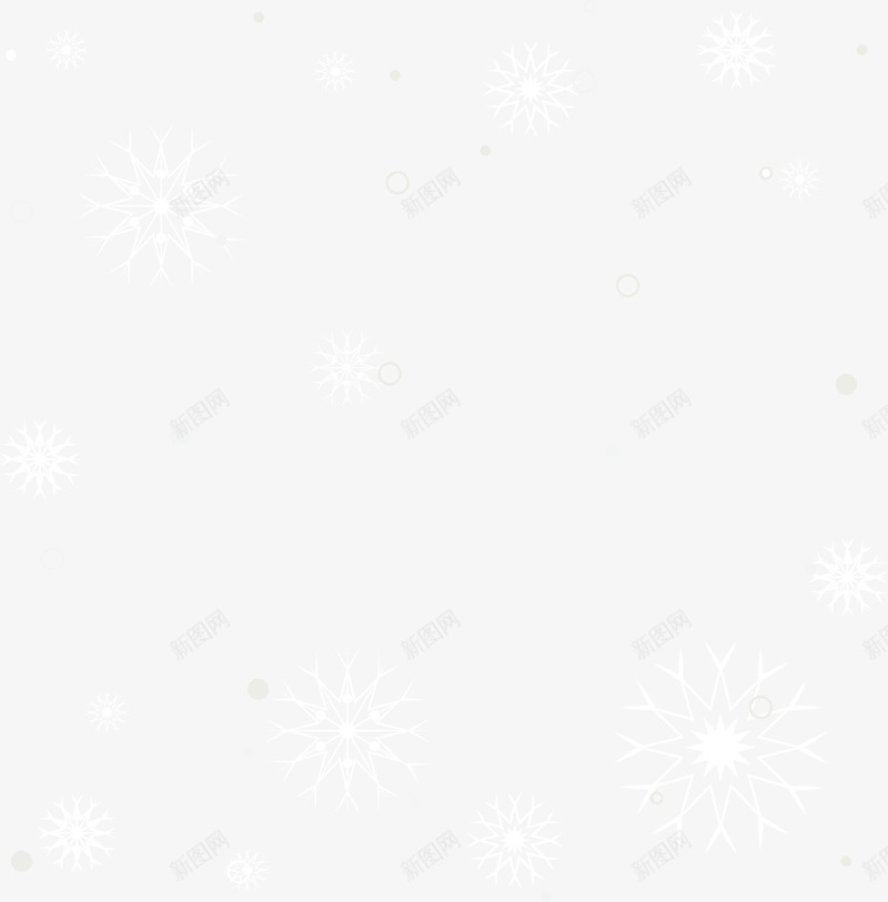 白色漂浮雪花png免抠素材_新图网 https://ixintu.com 冬天 冬季 圣诞节 寒冬 漂浮雪花片 白色雪花 装饰图案