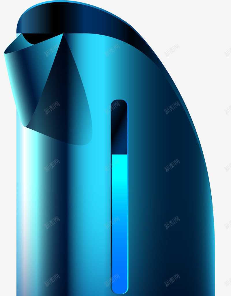 蓝色机械饮水机png免抠素材_新图网 https://ixintu.com 喝水 机器 温水机 热水壶 蓝色饮水机 装饰图案