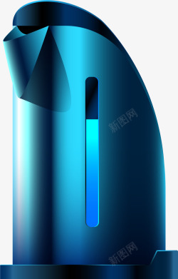 空气清新机蓝色机械饮水机高清图片