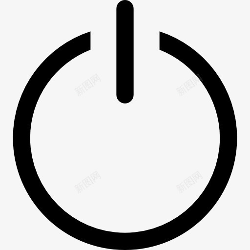 权力的象征了图标png_新图网 https://ixintu.com 关闭 圆 按钮 标志 电源 符号 线 能量 酒吧
