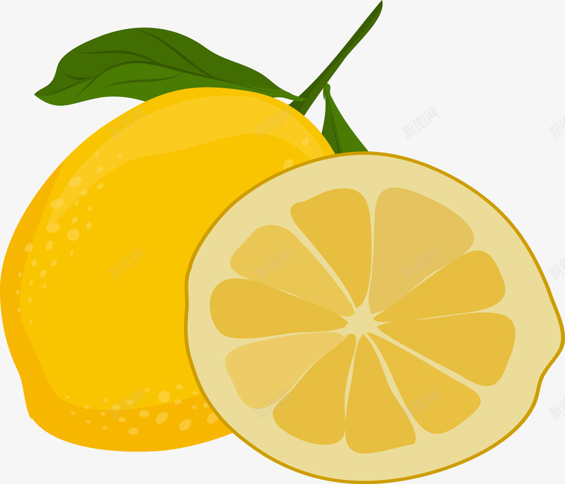 金色柠檬水果图矢量图eps免抠素材_新图网 https://ixintu.com 切开的柠檬 切开的橘子 新鲜橘子 新鲜水果 柠檬 橘子 橘子水果 橙子切面 橙色 水果 水果柠檬 水果橙子 金橘柠檬 矢量图