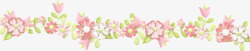 粉色花带粉色小花花带高清图片