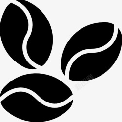 豆类农作物咖啡豆图标高清图片