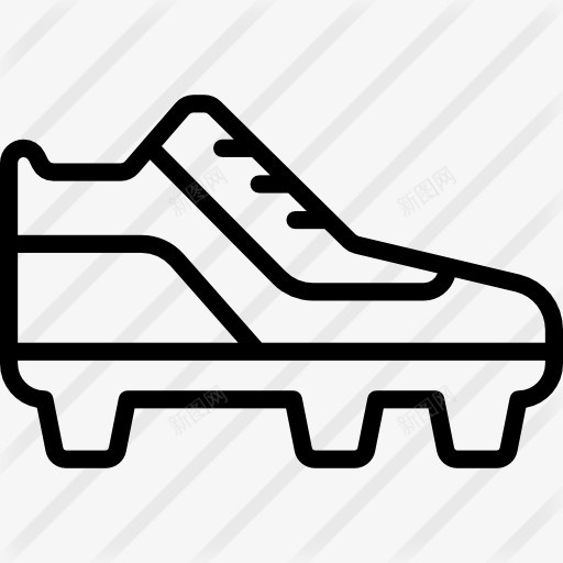 足球鞋图标png_新图网 https://ixintu.com 时尚 服装 衣服 足球 足球鞋 运动 运动和比赛