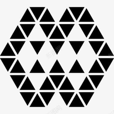 三角形的多边形装饰图标图标