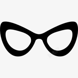 猫眼玻璃猫的眼睛眼镜图标高清图片