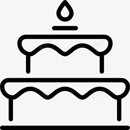 生日蛋糕图标png_新图网 https://ixintu.com 庆祝生日 甜点 生日蛋糕 蛋糕 面包 食品 食品和餐厅