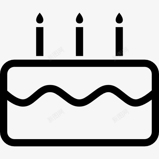生日蛋糕蜡烛图标png_新图网 https://ixintu.com 周年 庆典 生日 生日蛋糕 缪图标 蛋糕 蜡烛 食品