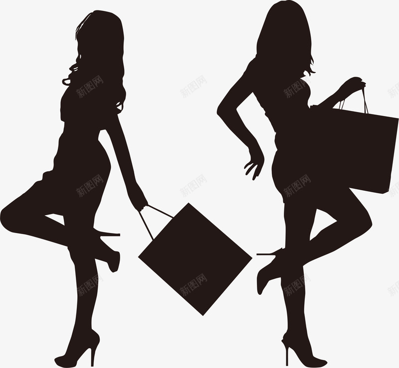 女士购物袋购物装饰png免抠素材_新图网 https://ixintu.com 女士 装饰 购物 购物袋