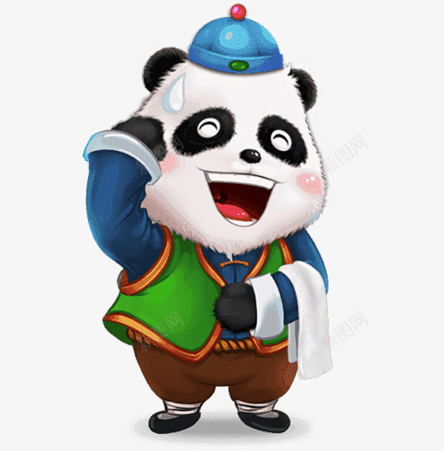 戴帽子穿衣服可爱大熊猫png免抠素材_新图网 https://ixintu.com 可爱 大熊猫 戴帽子 穿衣服