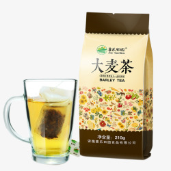 大麦泡袋泡大麦茶高清图片