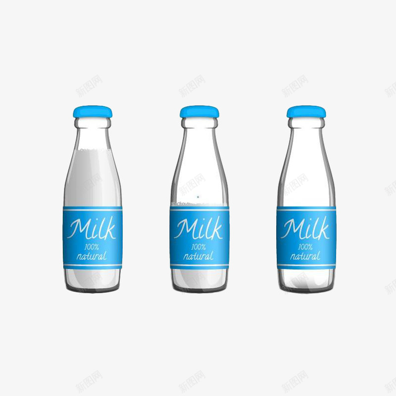 三个卡通牛奶瓶png免抠素材_新图网 https://ixintu.com MILK 卡通 卡通牛奶瓶 牛奶 牛奶瓶 玻璃瓶 瓶子 饮料 饮料瓶