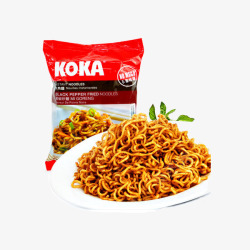 新加坡进口KOKA可口方便面泡素材