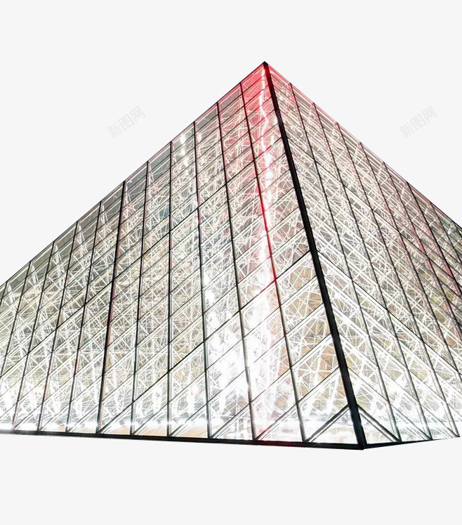 卢浮宫博物馆png免抠素材_新图网 https://ixintu.com 博物馆 卢浮宫 建筑 玻璃 玻璃金字塔 艺术 透明 金字塔