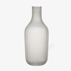浅蓝色磨砂花瓶磨砂玻璃质感的透明瓶子高清图片