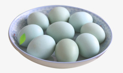 原生态绿壳鸡蛋素材