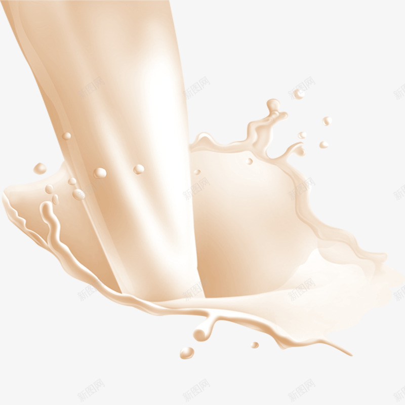 乳白色牛奶png免抠素材_新图网 https://ixintu.com 乳白色 牛奶 飞溅 饮品