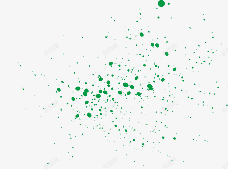绿色清新涂料png免抠素材_新图网 https://ixintu.com 墨迹 水彩 涂料 清新 简约 绿色 花纹 颜料