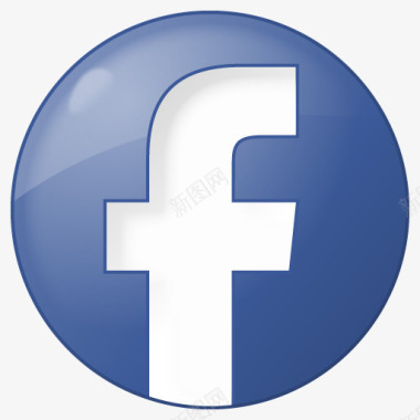 社会Facebook按钮蓝色社会书签图标图标