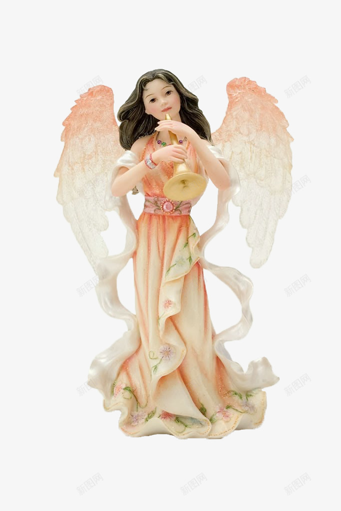 天使png免抠素材_新图网 https://ixintu.com 天使 小女孩 石像 翅膀 雕像